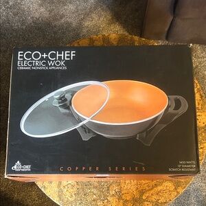 Wok NWT Copper Electric